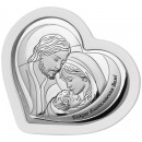 Holy Family. God's blessing to you! White frame.